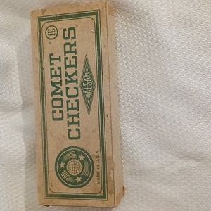 Vintage Halsam comet checkers